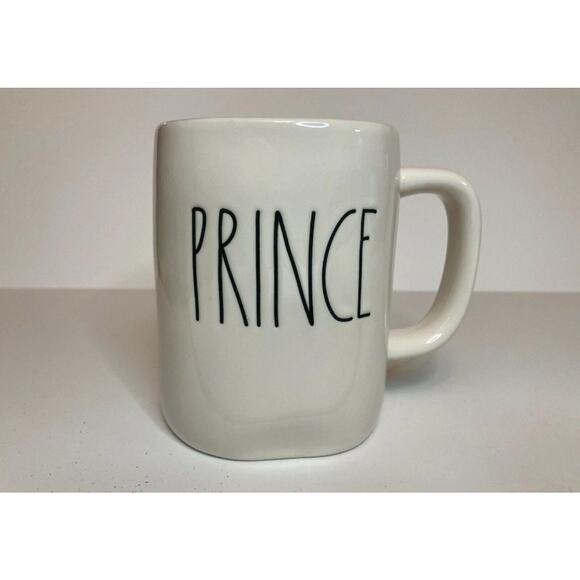 Rae Dunn Artisan Collection -Prince & Princess Farmhouse Mug Set of 2, White - Picture 5 of 9